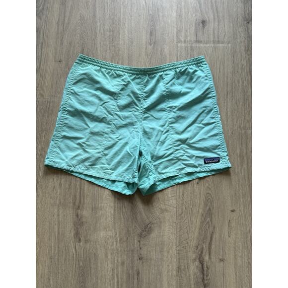Patagonia Baggies Shorts Men’s Small Green Mesh Lined 4" Inseam Hiking Outdoors - Picture 1 of 9